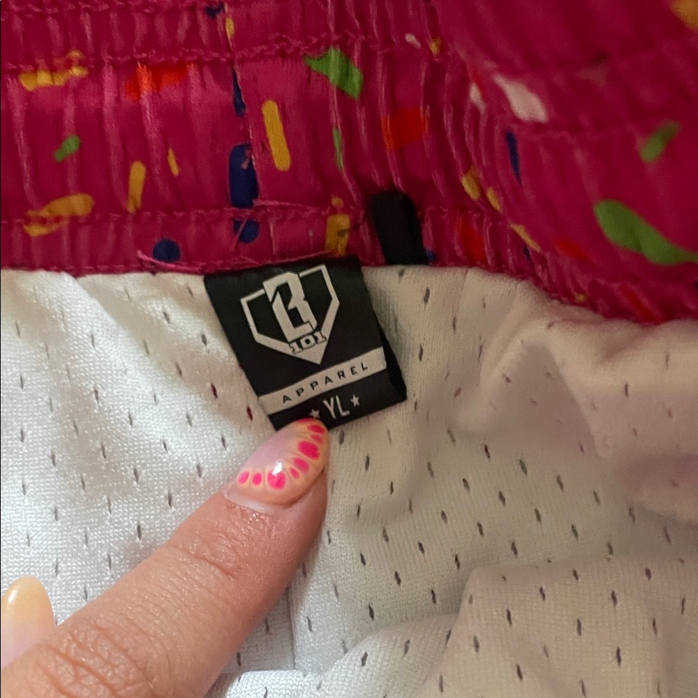 Colorful Sprinkle Patterned Shorts - Picture 2 of 4